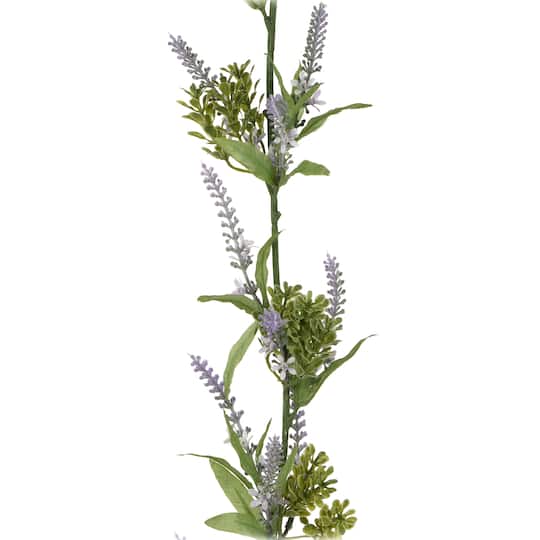 8 Pack: 5ft. Light Purple Lavender Coil Garland by Ashland®